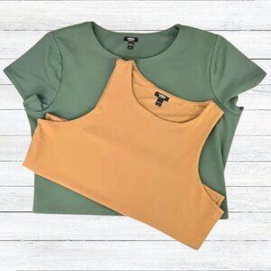 Bundle Express Body Contour Compression Tee & Tank XL Shapewear Top